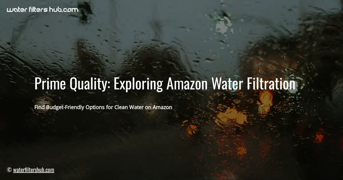 Prime Quality: Exploring Amazon Water Filtration