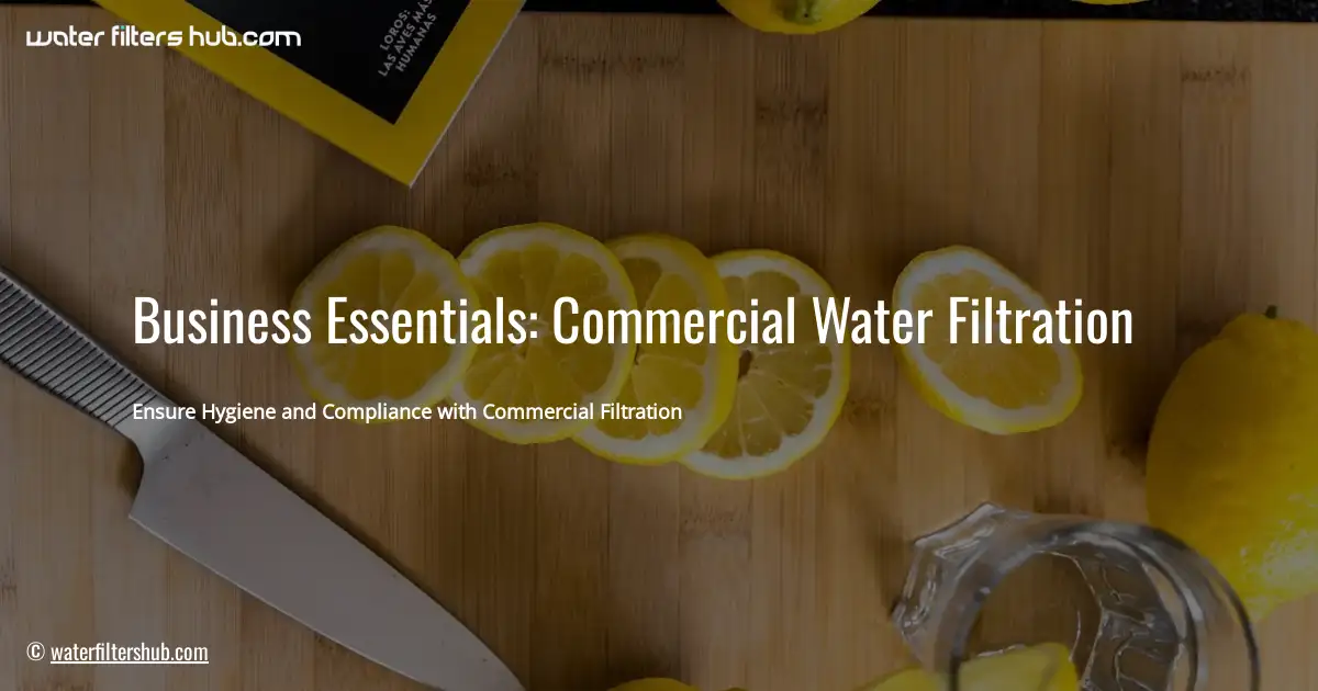 Business Essentials: Commercial Water Filtration