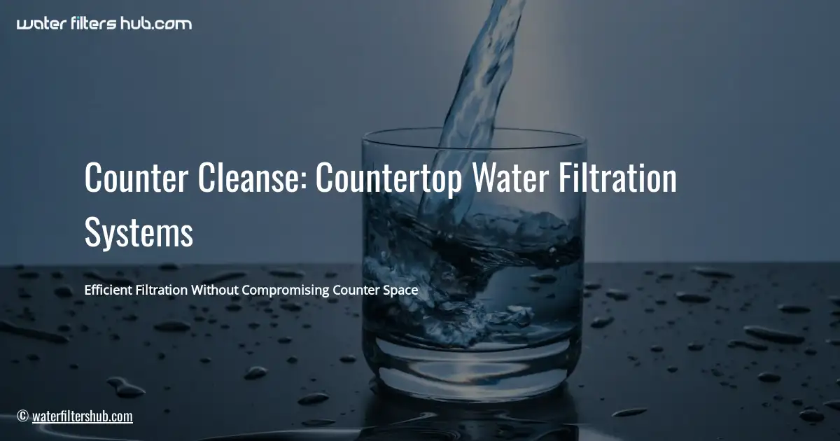 Counter Cleanse: Countertop Water Filtration Systems