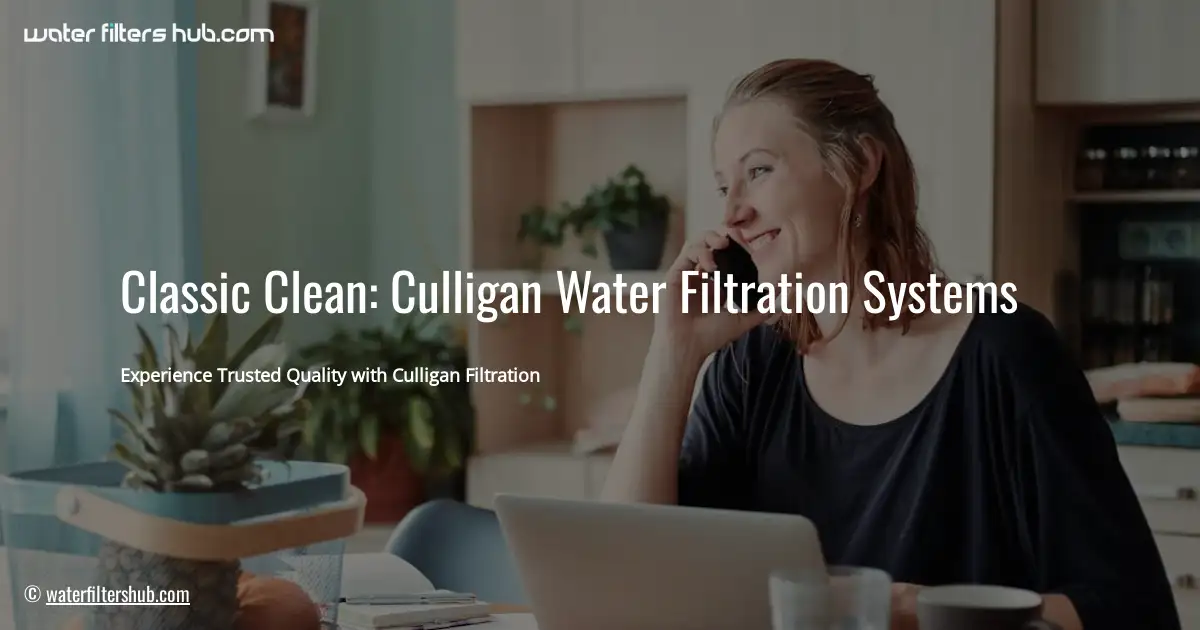 Classic Clean: Culligan Water Filtration Systems