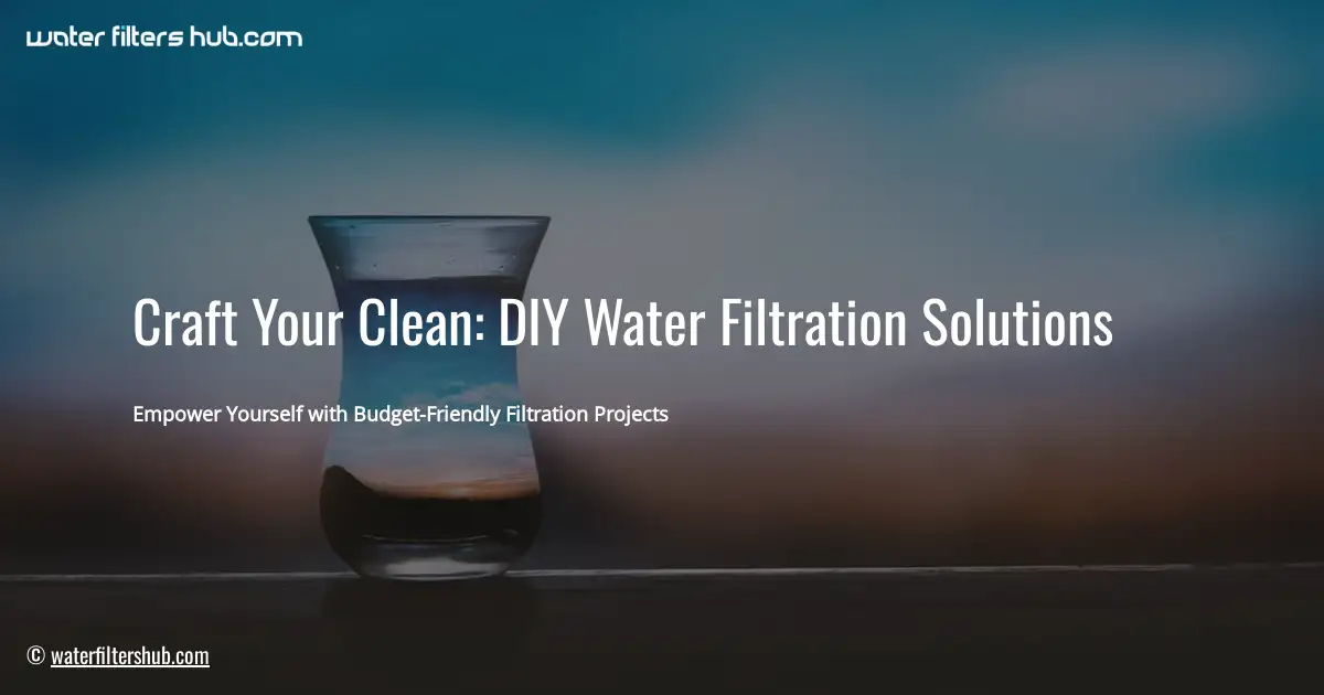 Craft Your Clean: DIY Water Filtration Solutions