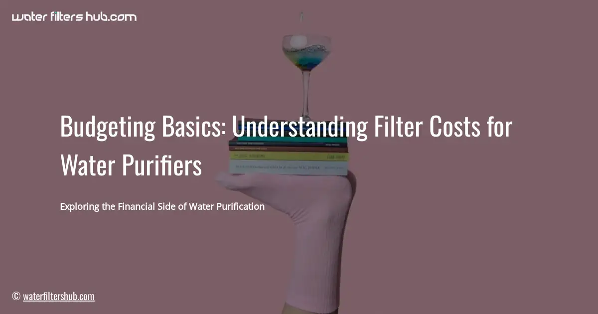 Budgeting Basics: Understanding Filter Costs for Water Purifiers