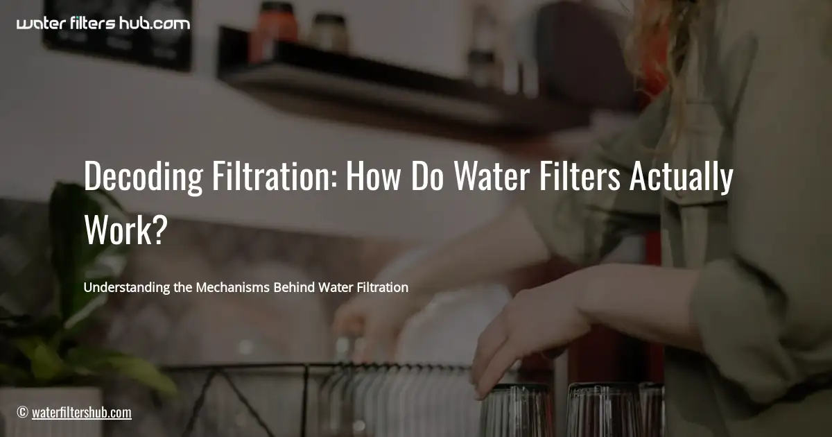 Decoding Filtration: How Do Water Filters Actually Work?