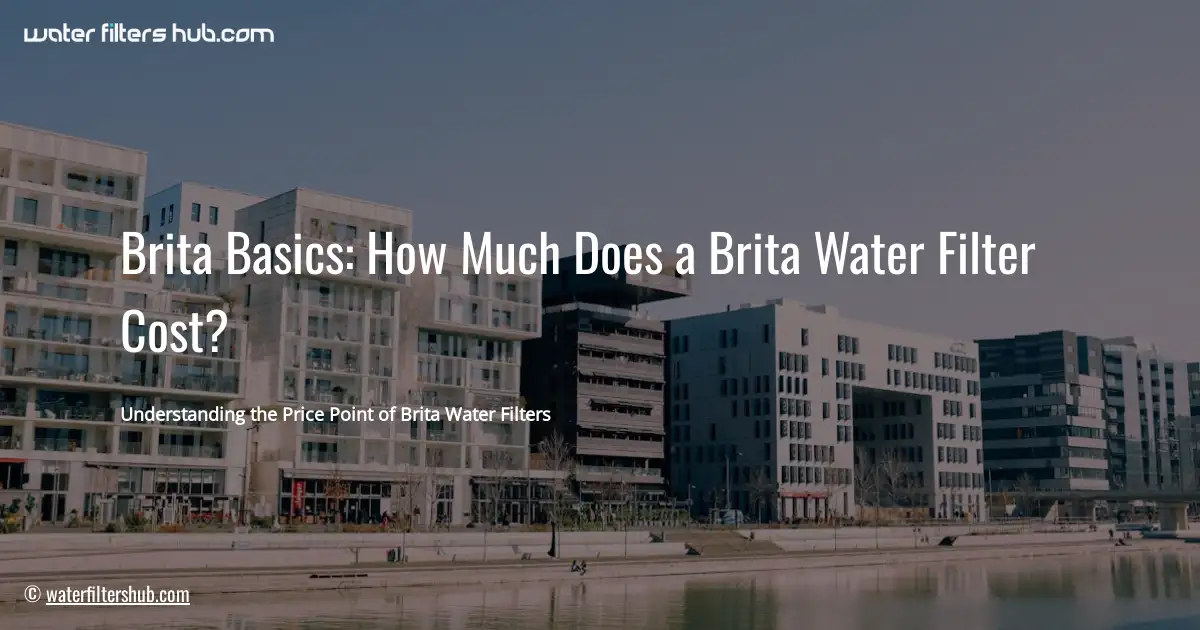 Brita Basics: How Much Does a Brita Water Filter Cost?