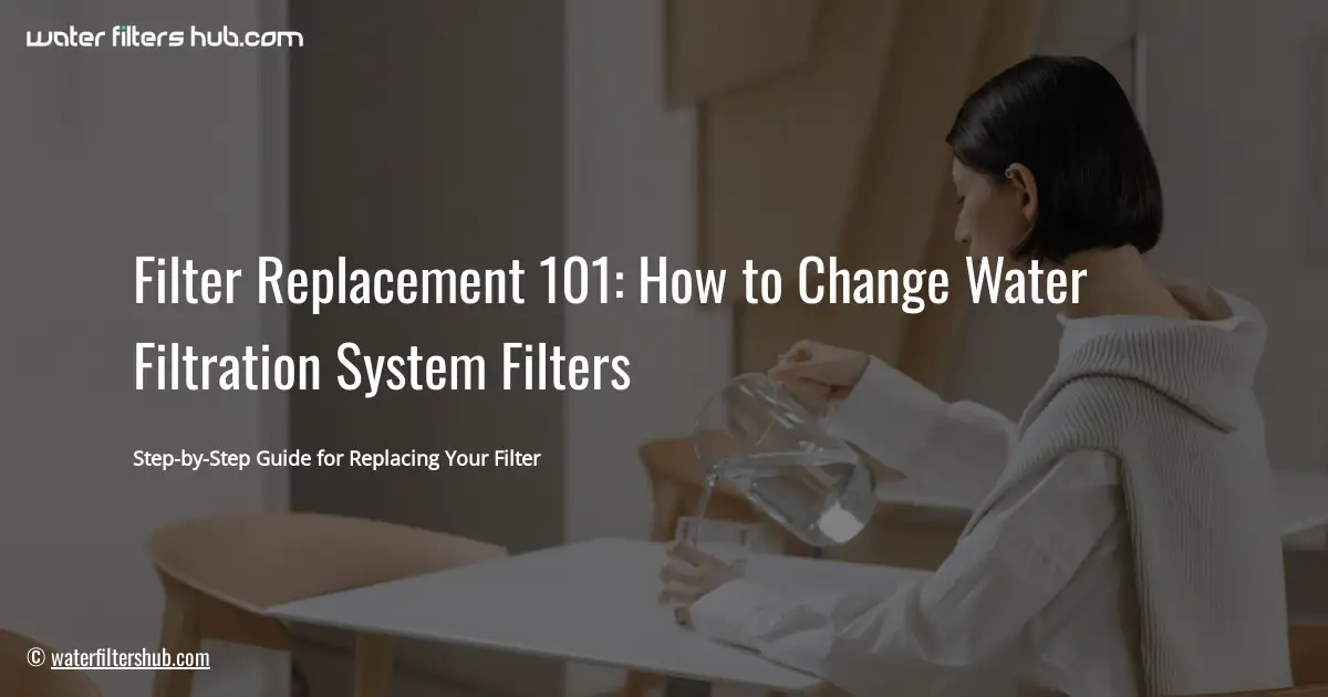 Filter Replacement 101: How to Change Water Filtration System Filters