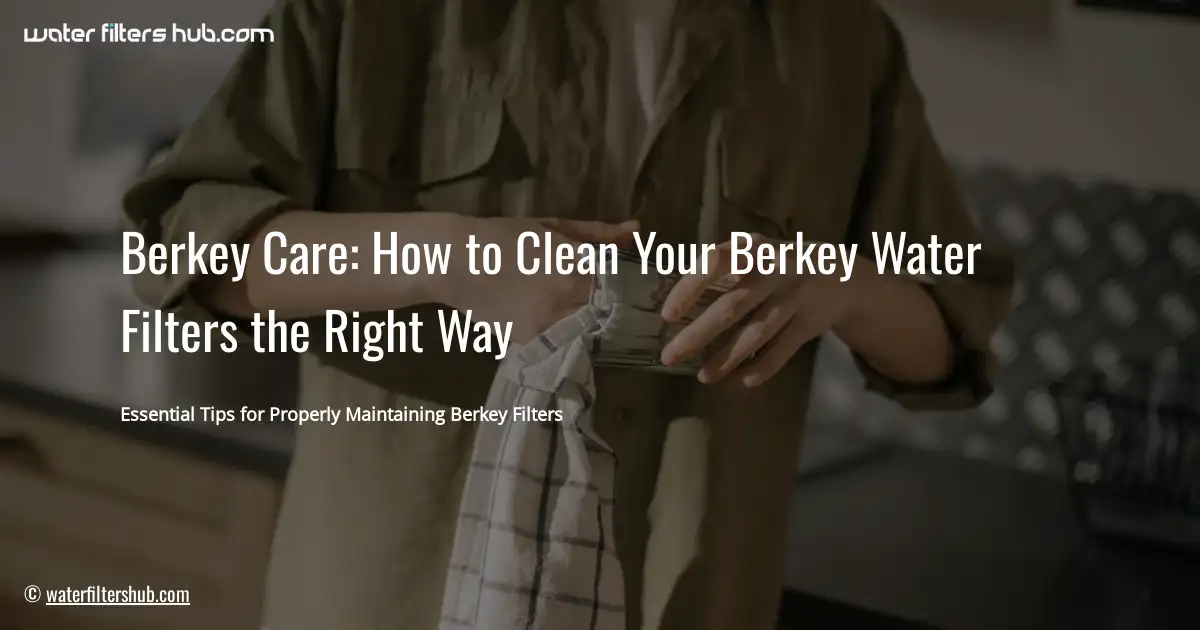 Berkey Care: How to Clean Your Berkey Water Filters the Right Way