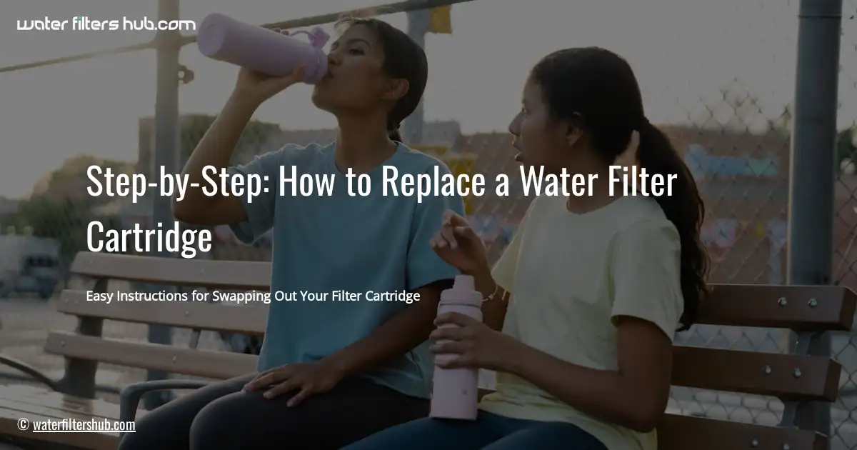 Step-by-Step: How to Replace a Water Filter Cartridge