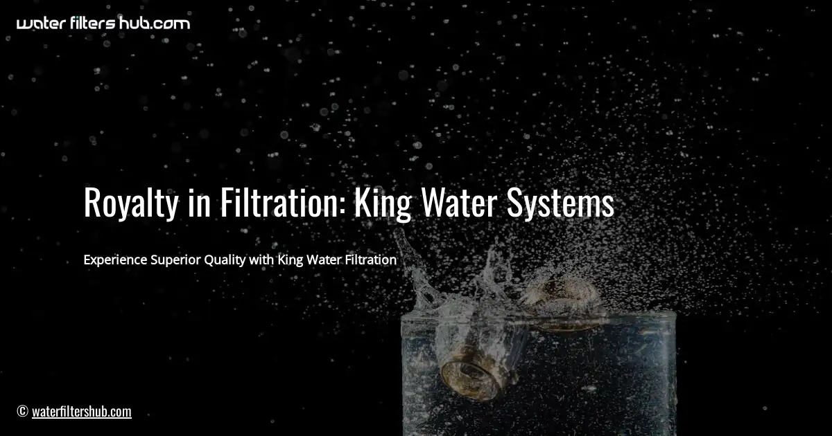 Royalty in Filtration: King Water Systems