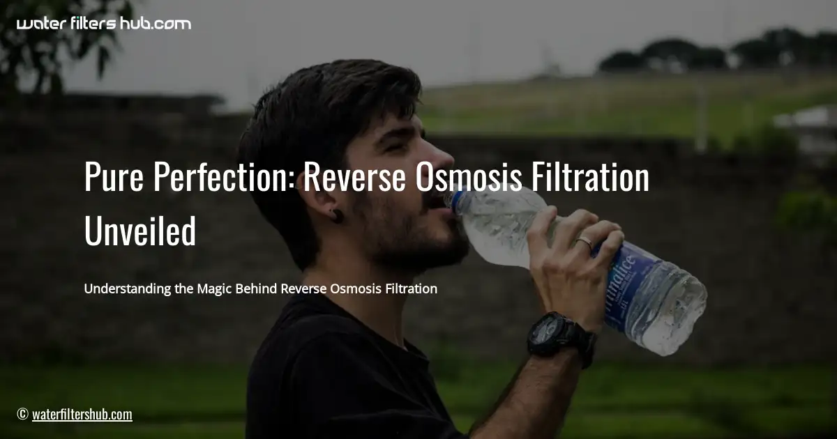 Pure Perfection: Reverse Osmosis Filtration Unveiled