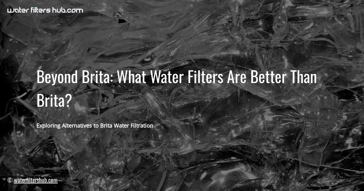 Beyond Brita: What Water Filters Are Better Than Brita?