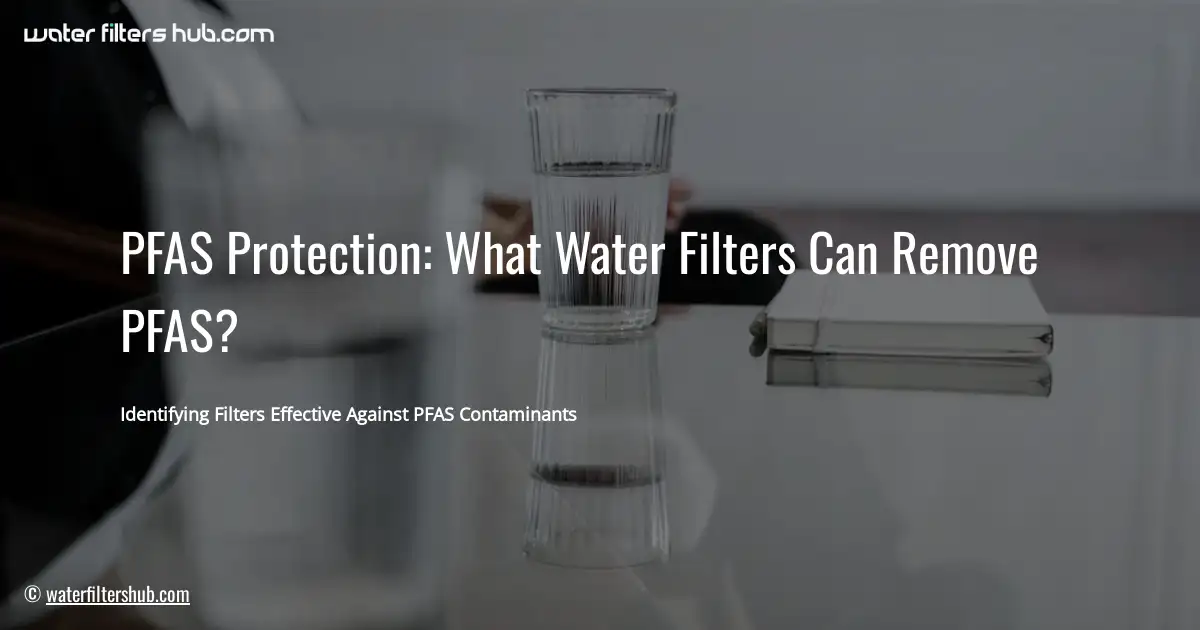 PFAS Protection: What Water Filters Can Remove PFAS?